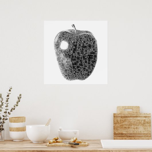 Poster d'Apple de My Eye Text (Cuisine)