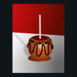 Poster d'Apple Pop Art Caramel<br><div class="desc">Poster dans un Pop art caramel pomme bercé de chocolat - art numérique imprimé</div>