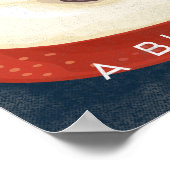 Poster d'Apple Poster Étiquette de fruits Vintages (Coin)