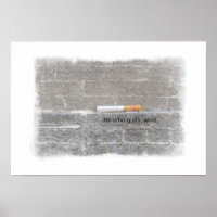 Poster d'appui pour cesser de fumer - Celui qui qu