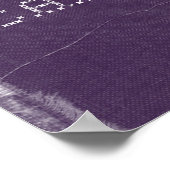 Poster d'aptitude au Denim pourpre pour le bonheur (Coin)