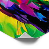 Poster d'aquarelle colorée de hibou (Coin)