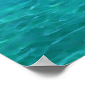 Poster d'aquarelle de bateau des Caraïbes (Coin)
