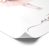 Poster d'aquarelle de la chambre à coucher pour en (Coin)