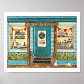 Poster d'aquarelle de la pâtisserie de Pâques (Devant)