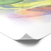 Poster d'aquarelle de pastèque (Coin)