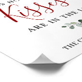 Poster d'aquarelle florale bleu bleu de la marine  (Coin)