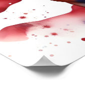 Poster d'aquarelle Patriotic Horse with U.S. Flag (Coin)