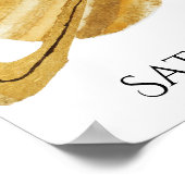 Poster d'aquarelle Saturn Planet (Coin)