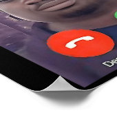 Poster Daquavious Pork appelle mème John Pork mème (Coin)