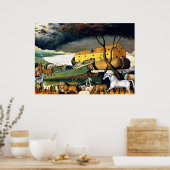 Poster d'arche de Noah, peinture d'art, (Cuisine)