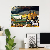 Poster d'arche de Noah, peinture d'art, (Bureau à domicile)