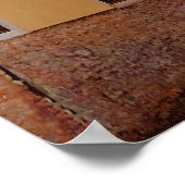 Poster d'architecture murale en brique du pont de  (Coin)