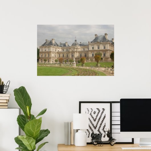 Poster d'architecture Paris Versailles (Bureau à domicile)