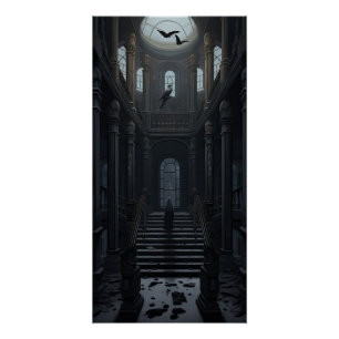 Poster Dark Academia esthétique gothique Académie