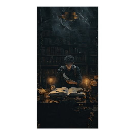 Poster Dark Academia esthétique gothique Académie (Devant)