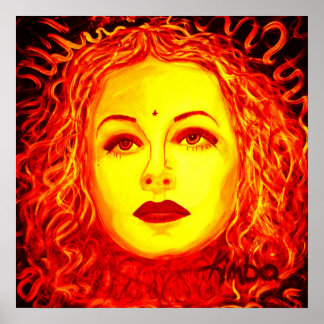 Poster Dark Beauty 20x20"