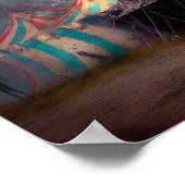 Poster DARK CIRCUS 1 imaginaire illustration (Coin)