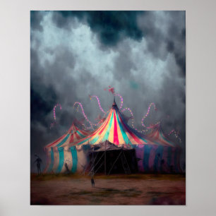 Poster DARK CIRCUS 1 imaginaire illustration