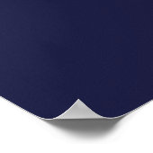 Poster Dark Indigo Silver Playfair Quantum Art (Coin)