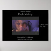 Poster Dark Melody avec sites web (Devant)