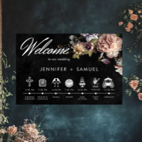 Dark Moody Pastel Opulent Floral Ordre des événeme
