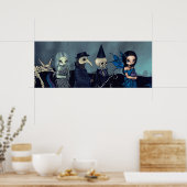 Poster Dark Procession ART IMPRIMER imaginaire funéraire  (Cuisine)