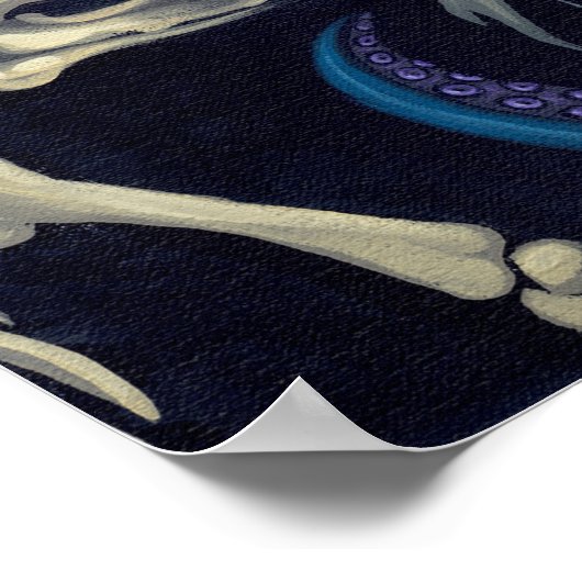 Poster Dark Procession ART IMPRIMER imaginaire funéraire  (Coin)