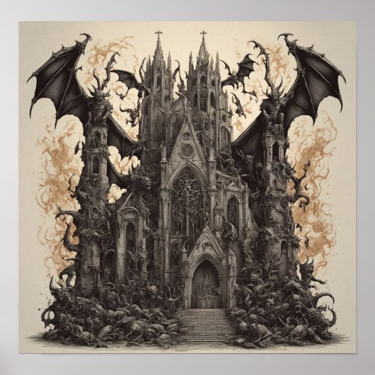 Poster Dark Sanctum : Libérez votre âme métallique avec g (Devant)