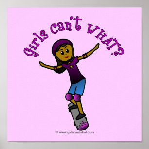 Poster Dark Skater with Helmet