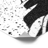 Poster Dark Sorcery Silhouette Black and White Choso (Coin)