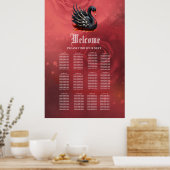 Poster Dark Swan of Bones – Gothic Elegance (Cuisine)