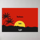 Poster Darkness in Light (Devant)