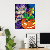 Poster Darling Dragonling II ART IMPRIMER Halloween Drago (Bureau à domicile)