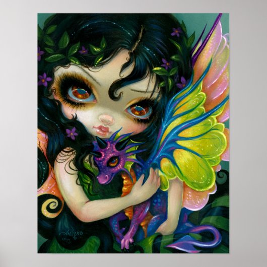 Poster Darling Dragonling V ART IMPRIMER Dragon Fée (Devant)
