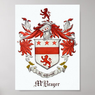 Poster d'armoiries de McBrayer