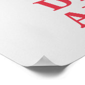 Poster d'arrêt de l'abus de drogues sur le crâne f (Coin)