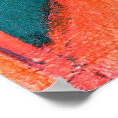 Poster d'art Abstrait coloré Enigma (Coin)