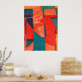 Poster d'art Abstrait coloré Enigma (Cuisine)