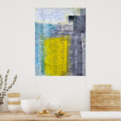 Poster d'art Abstrait de quelques Carrés modernes (Cuisine)