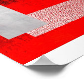 Poster d'art Abstrait et Carré Imprimer (Coin)