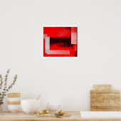 Poster d'art Abstrait et Carré Imprimer (Cuisine)