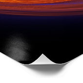 Poster d'art Abstrait Fractal en verre liquide (Coin)