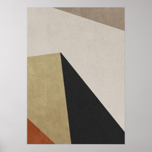 Poster d'art Abstrait géométrique Motif mural