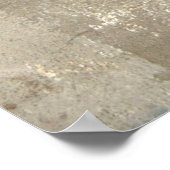 Poster d'art Abstrait gris et beige Imprimer (Coin)