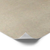 Poster d'art Abstrait gris et beige 'Storm' Imprim (Coin)