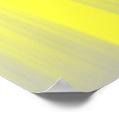 Poster d'art Abstrait gris et jaune (Coin)