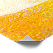Poster d'art Abstrait gris et jaune 'Busted' Impri (Coin)