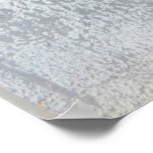 Poster d'art Abstrait gris et jaune 'Cliff' Imprim (Coin)