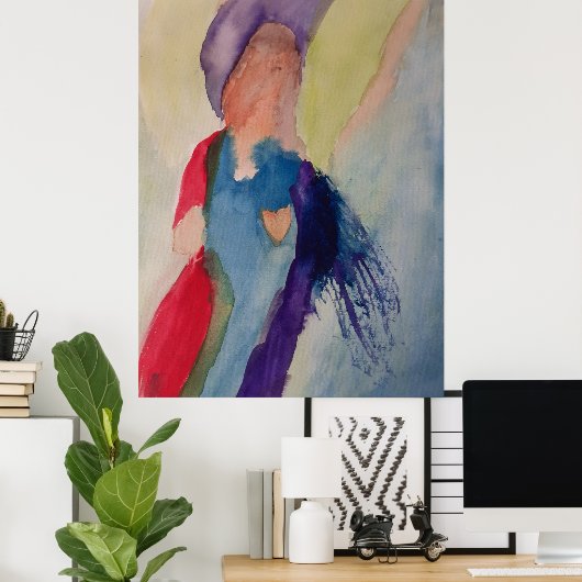 Poster d'art Abstrait Guardian Angel (Bureau à domicile)